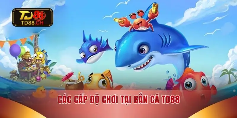 Các cấp độ chơi tại bắn cá TD88