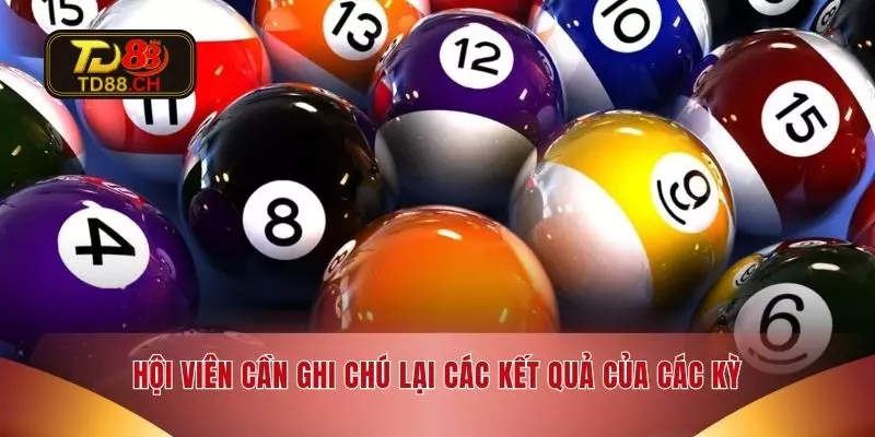 Hội viên cần ghi chú lại các kết quả của các kỳ