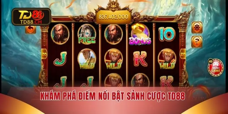 Khám phá điểm nổi bật sảnh cược TD88